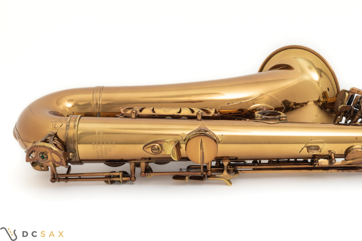 TM Custom Tenor Saxophone, Rolled Tone Holes, Just Serviced, Video