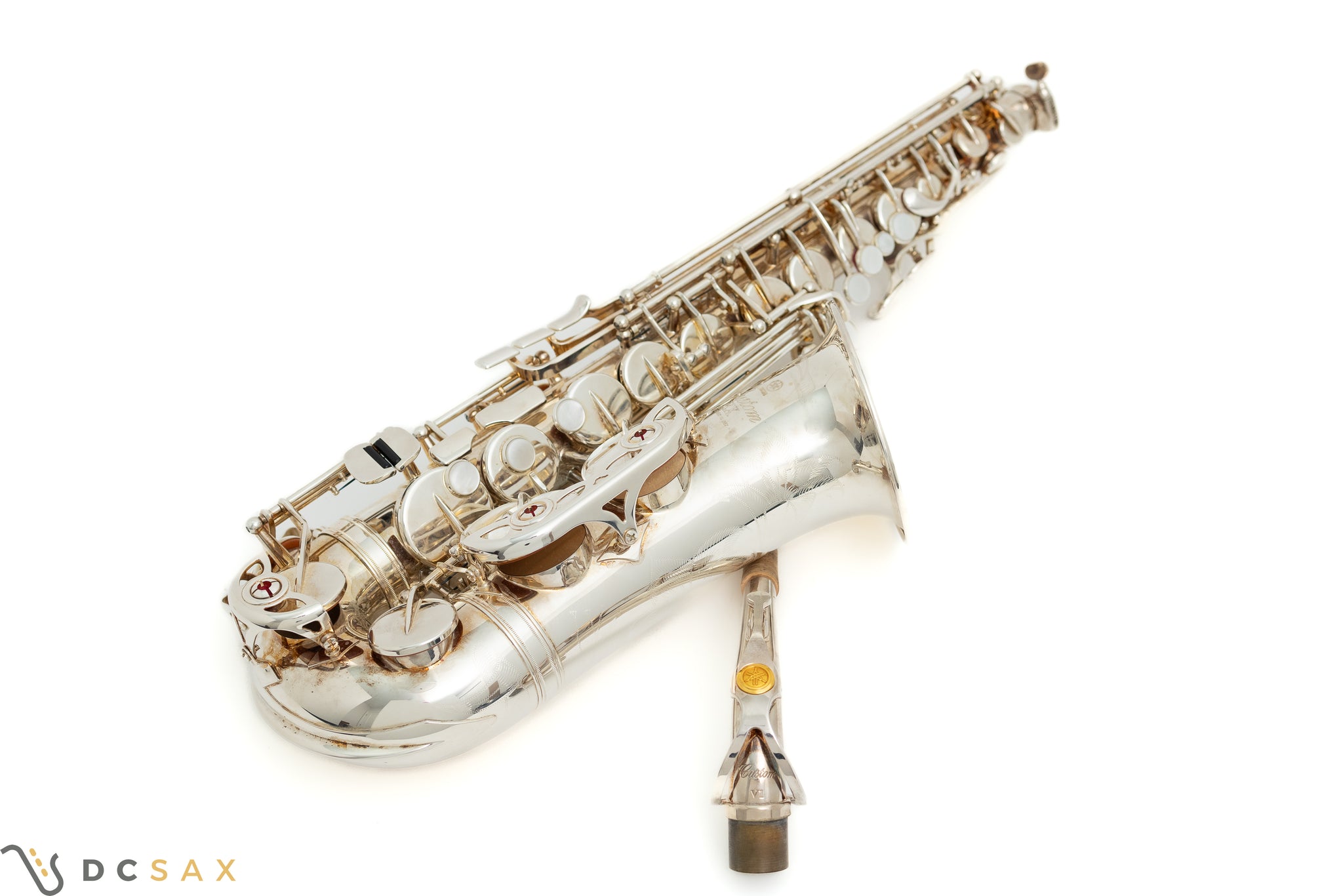 Yamaha Custom YAS-875EXii Alto Saxophone, Silver Plated