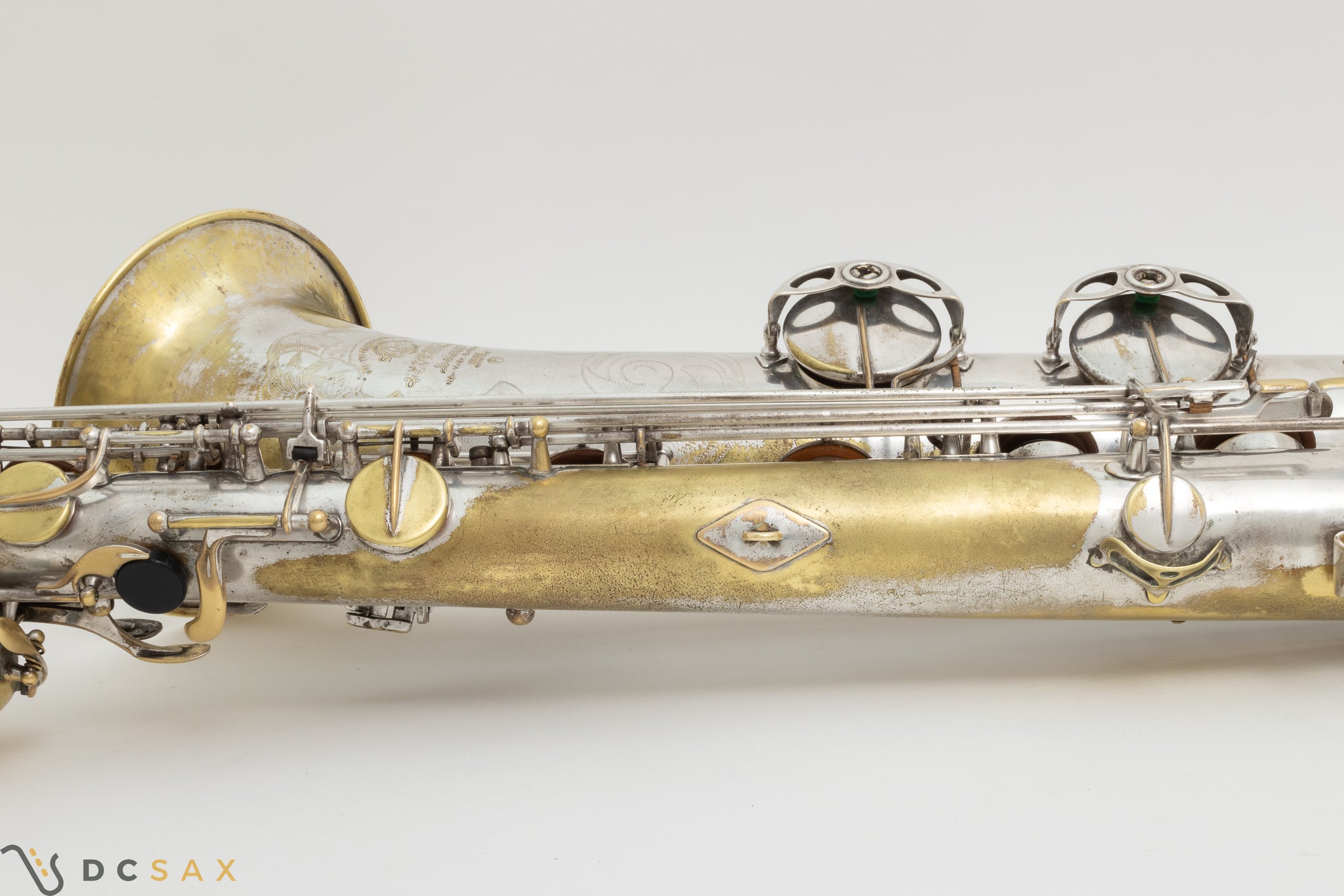 85,xxx Low A Selmer Mark VI Baritone Saxophone, Original Silver Plated