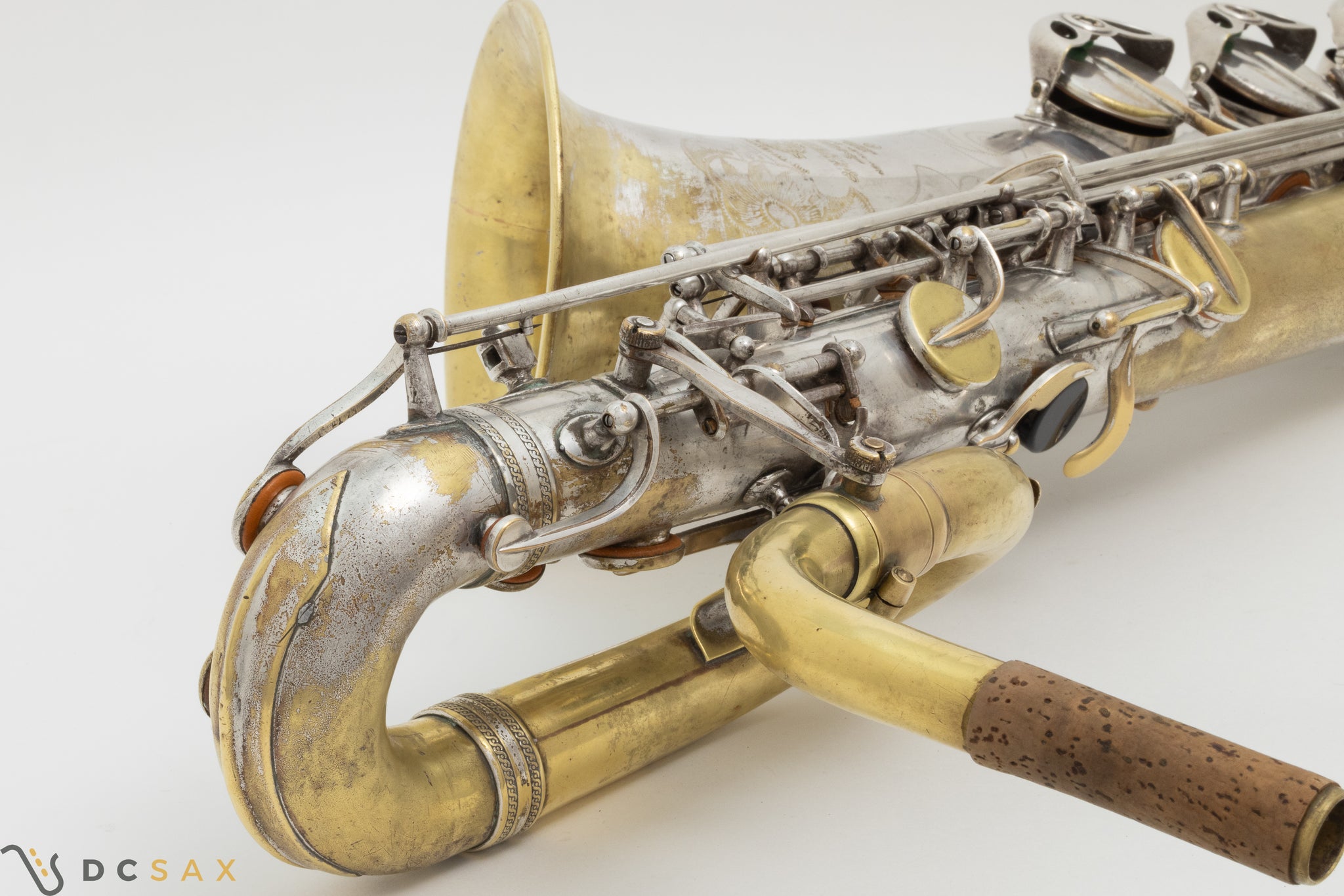 85,xxx Low A Selmer Mark VI Baritone Saxophone, Original Silver Plated