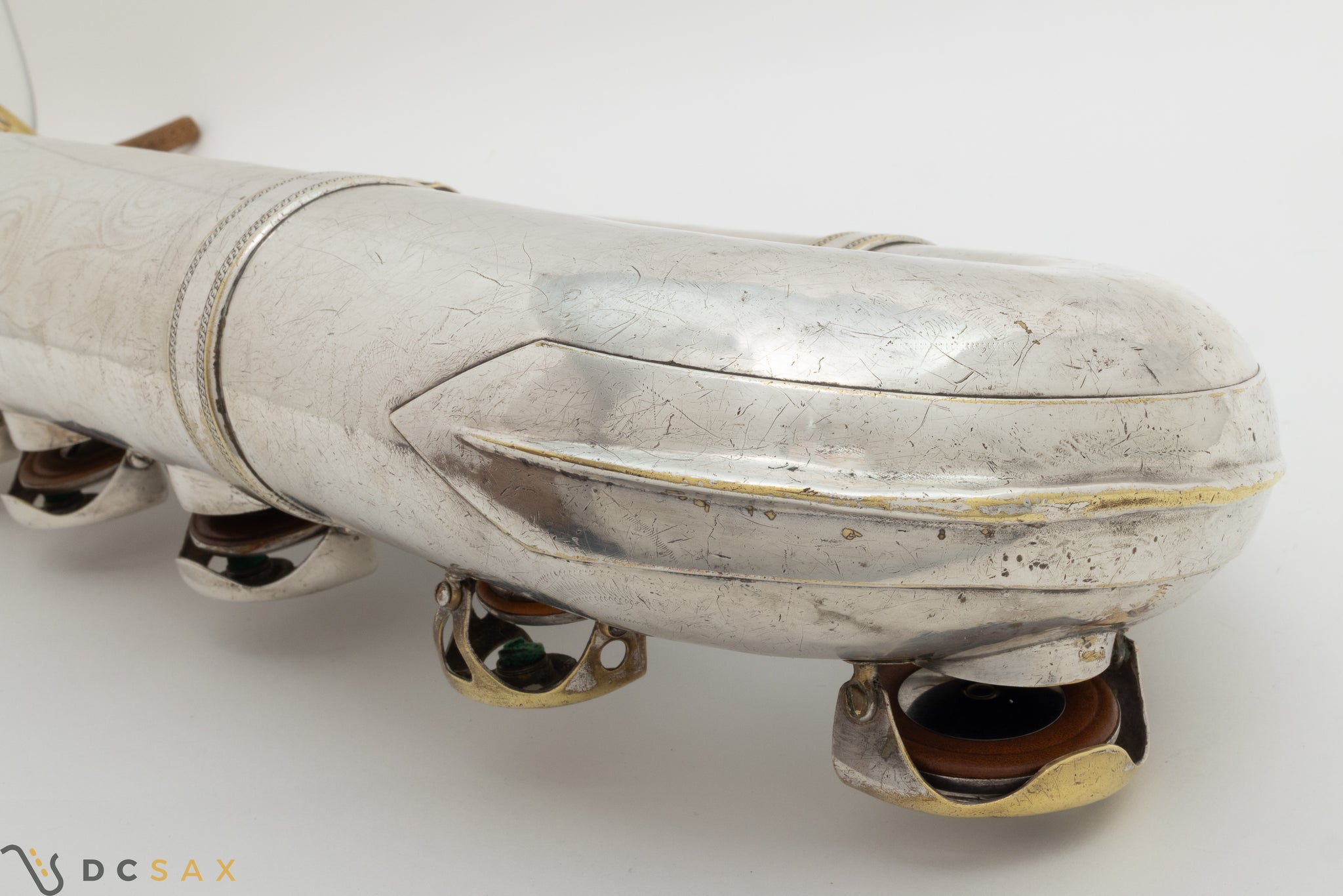 85,xxx Low A Selmer Mark VI Baritone Saxophone, Original Silver Plated