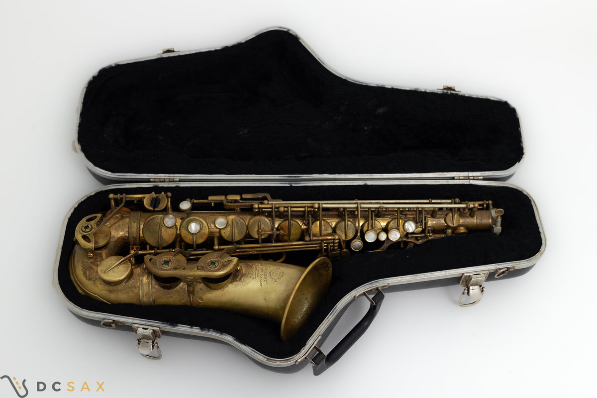 1963年製 Selmer Mark VI アルトサックス シリアルNo.107,xxx、動画あり、パッド交換済み