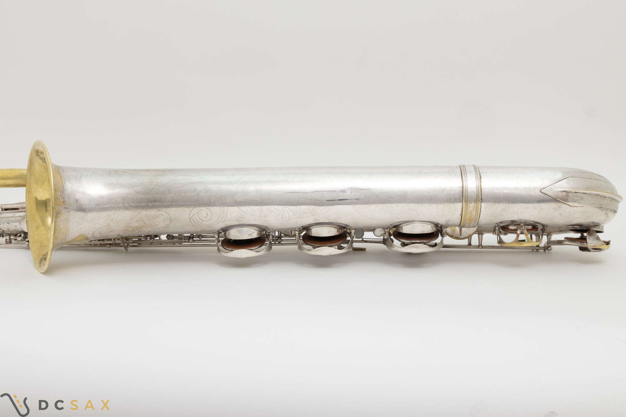 85,xxx Low A Selmer Mark VI Baritone Saxophone, Original Silver Plated