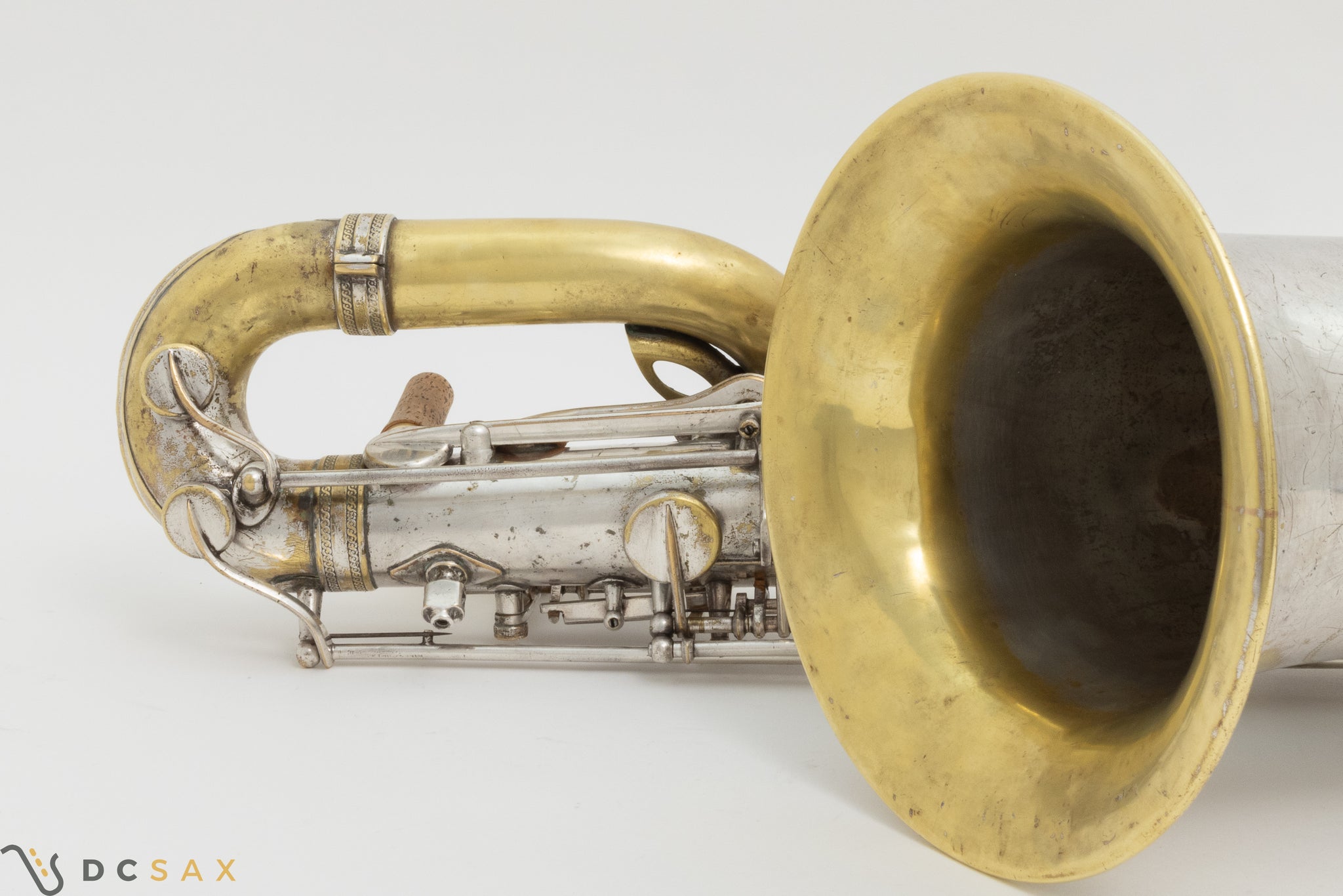 85,xxx Low A Selmer Mark VI Baritone Saxophone, Original Silver Plated