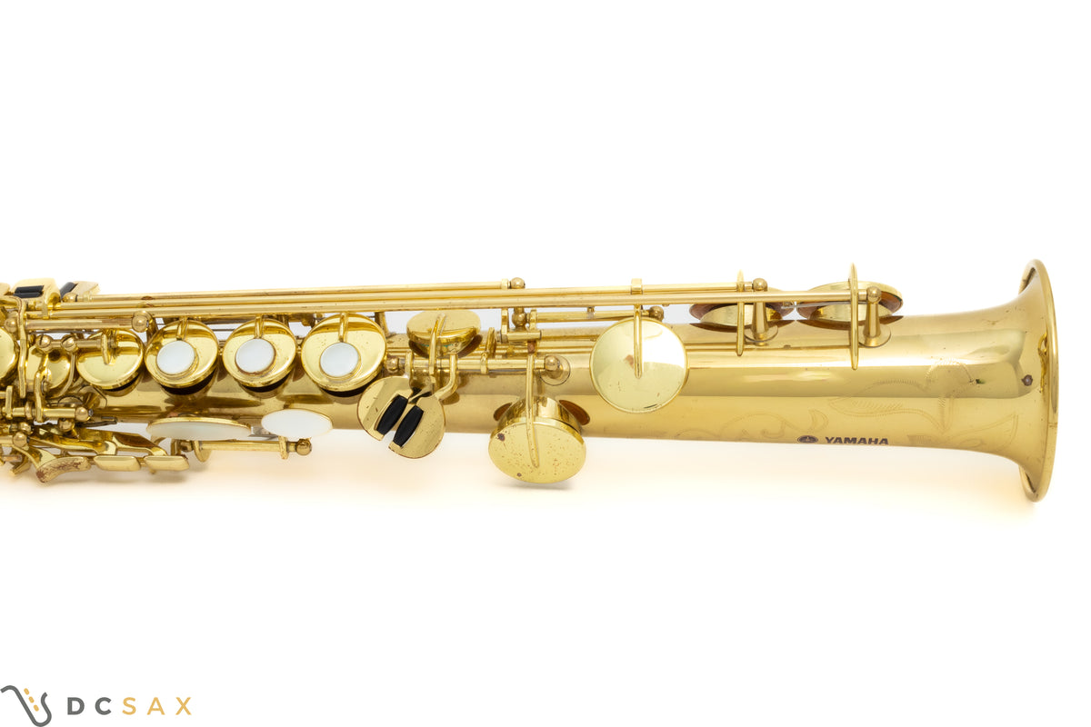 ヤマハ YSS-61 ソプラノサックス パープルラベル、美品、動画あり