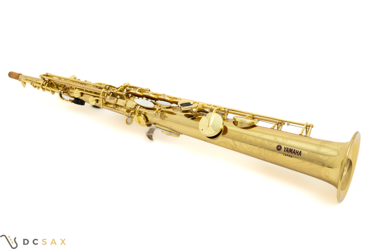 ヤマハ YSS-61 ソプラノサックス パープルラベル、美品、動画あり