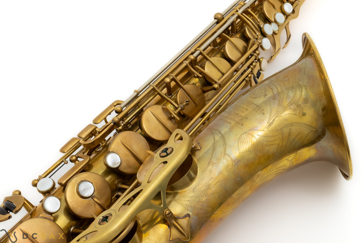 1953 52,xxx Selmer Super Balanced Action SBA Tenor Saxophone, Overhaul, Video, High F#