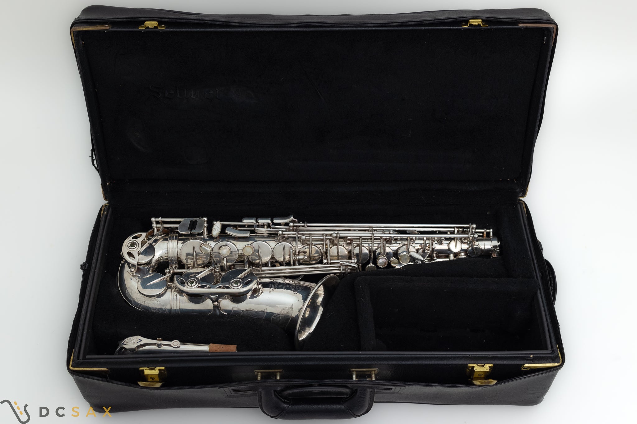 Selmer Series II Alto Saxophone, Silver Plated, Just Serviced