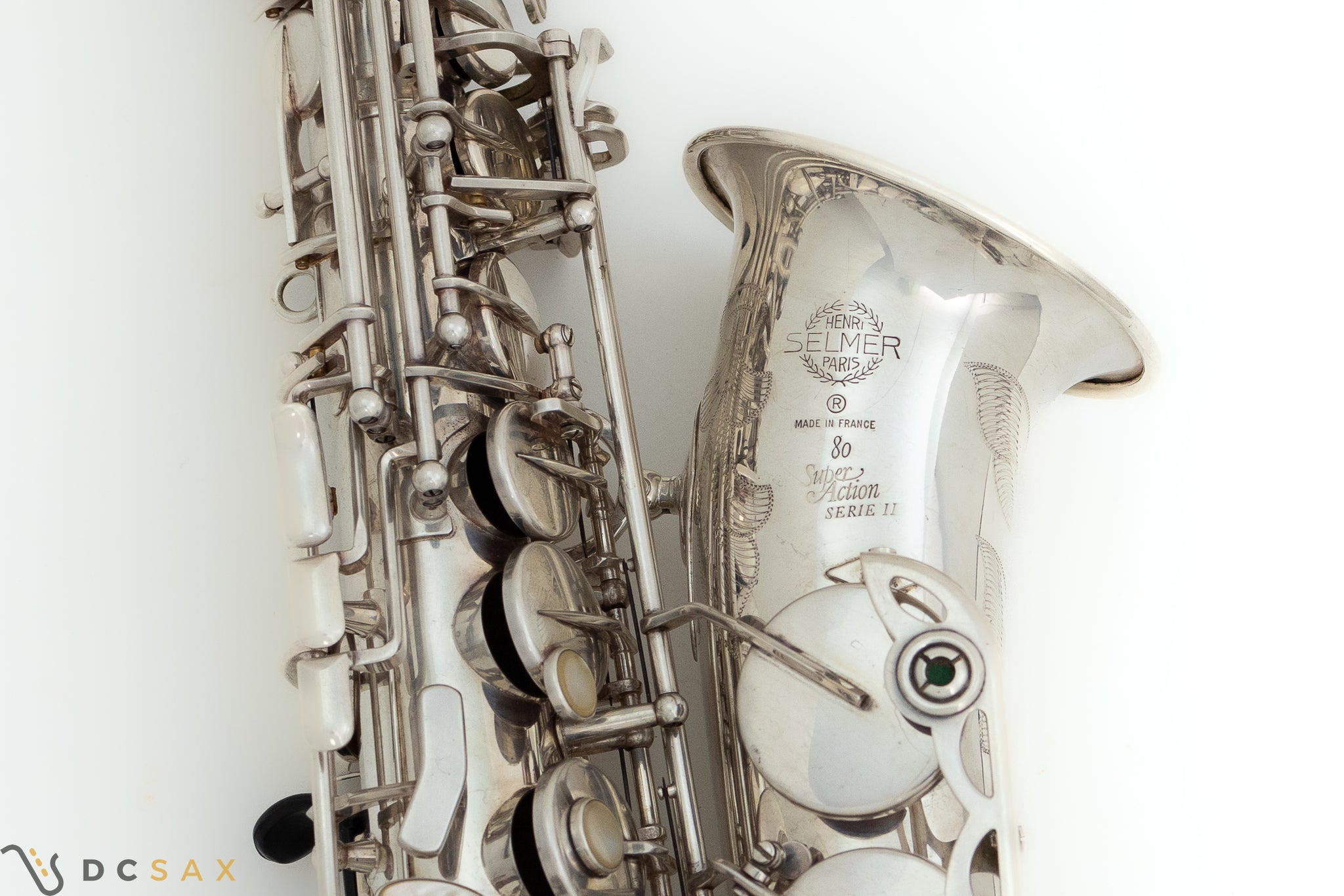 Selmer Series II Alto Saxophone, Silver Plated, Just Serviced