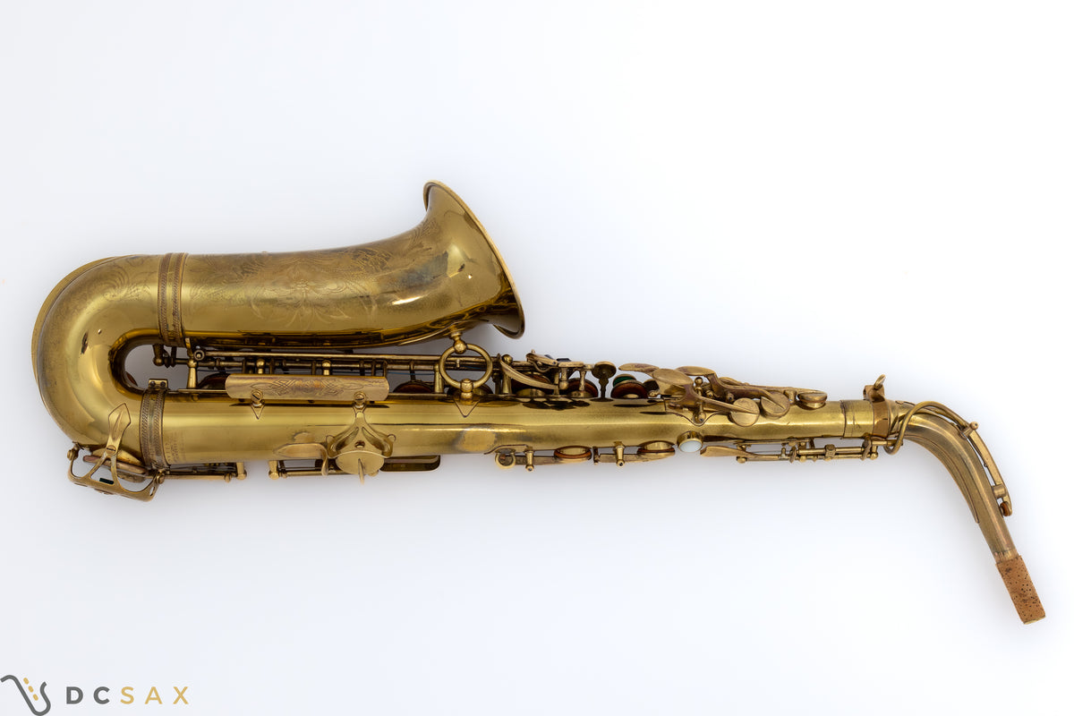 1950 43,xxx Selmer Super Balanced Action Alto Saxophone, Video, Just Serviced