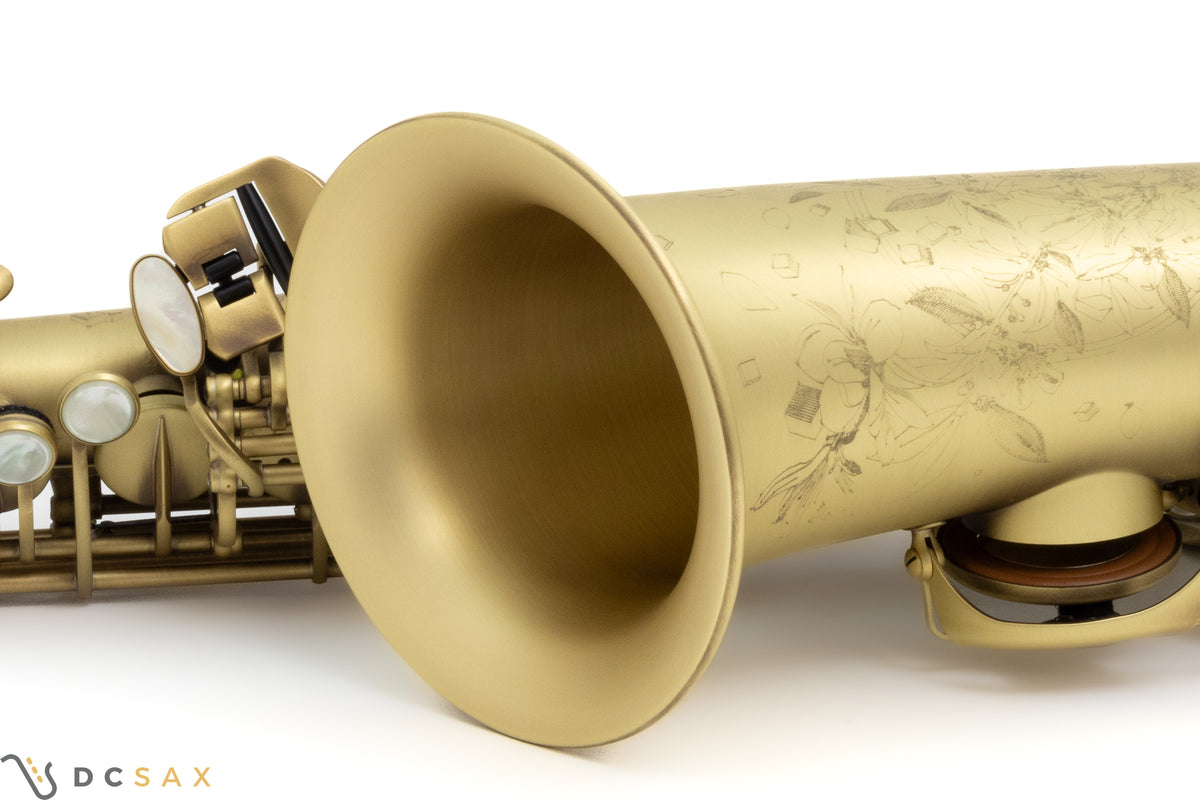 Mint Condition Selmer Supreme Alto Saxophone, Antique Lacquered Finish, Video Demo