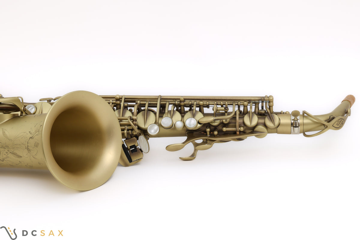 Selmer Supreme Alto Saxophone, Mint Condition, Antique Lacquer Finish, Video Demo