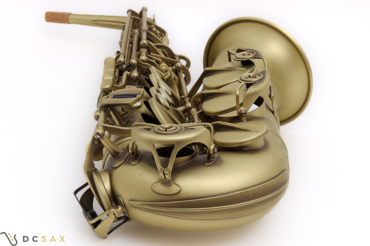 Selmer Supreme Alto Saxophone, Mint Condition, Antique Lacquer Finish, Video Demo