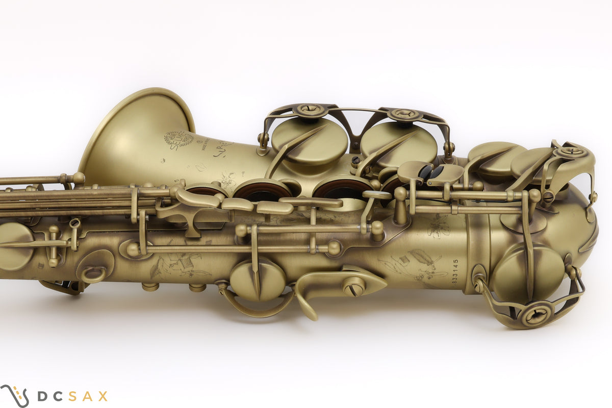 Selmer Supreme Alto Saxophone, Mint Condition, Antique Lacquer Finish, Video Demo
