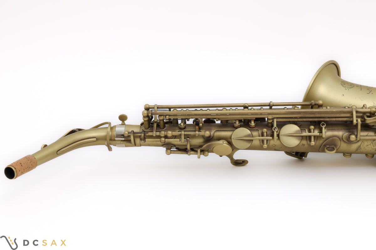 Selmer Supreme Alto Saxophone, Mint Condition, Antique Lacquer Finish, Video Demo
