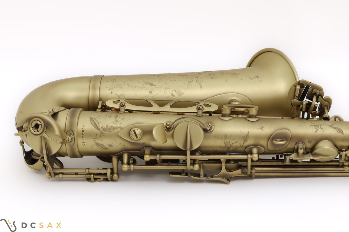 Selmer Supreme Alto Saxophone, Mint Condition, Antique Lacquer Finish, Video Demo