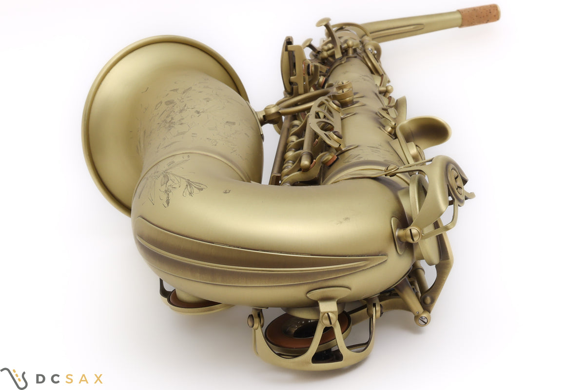 Selmer Supreme Alto Saxophone, Mint Condition, Antique Lacquer Finish, Video Demo
