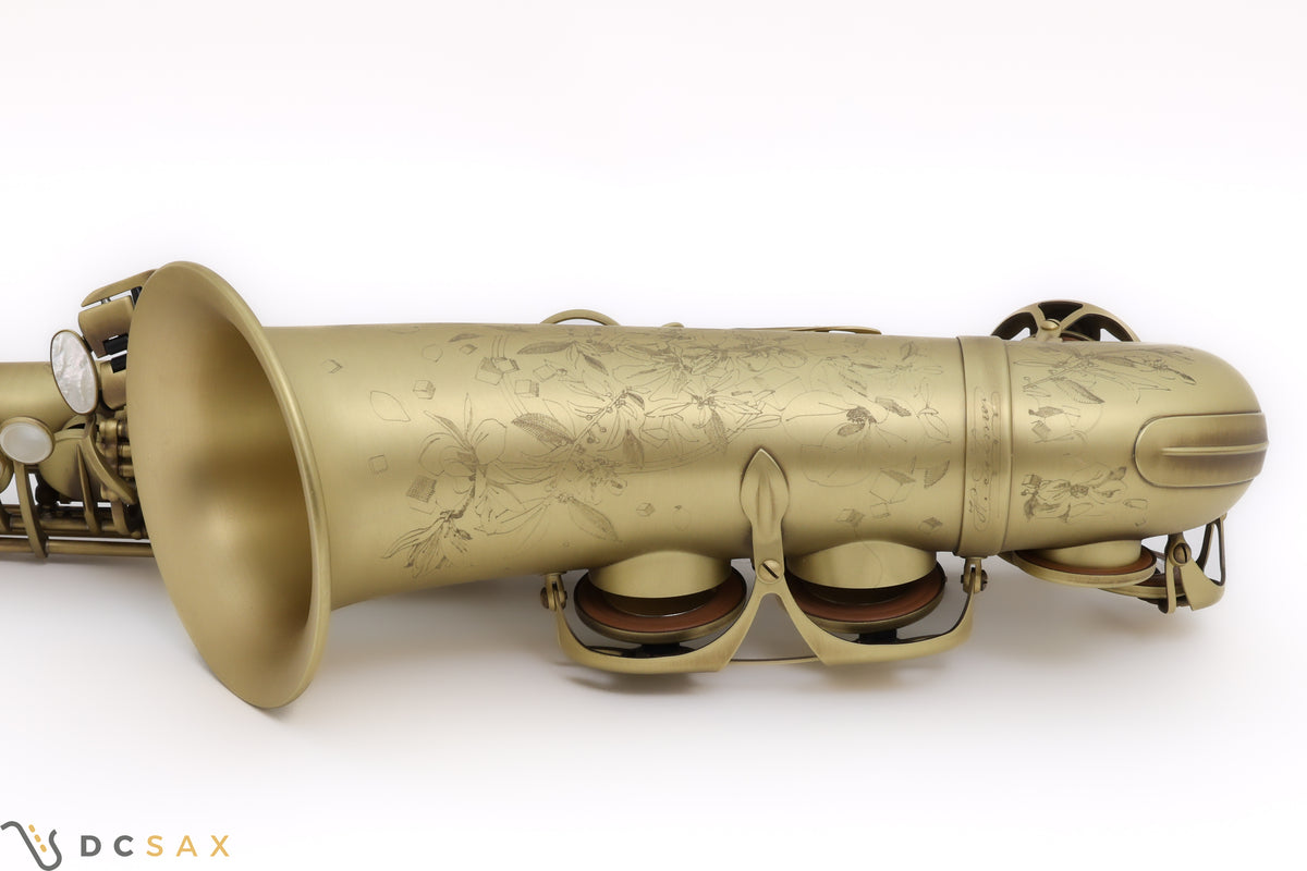 Selmer Supreme Alto Saxophone, Mint Condition, Antique Lacquer Finish, Video Demo