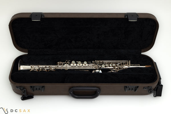 Rampone and Cazzani R1 Jazz Soprano Saxophone, Silver Plated