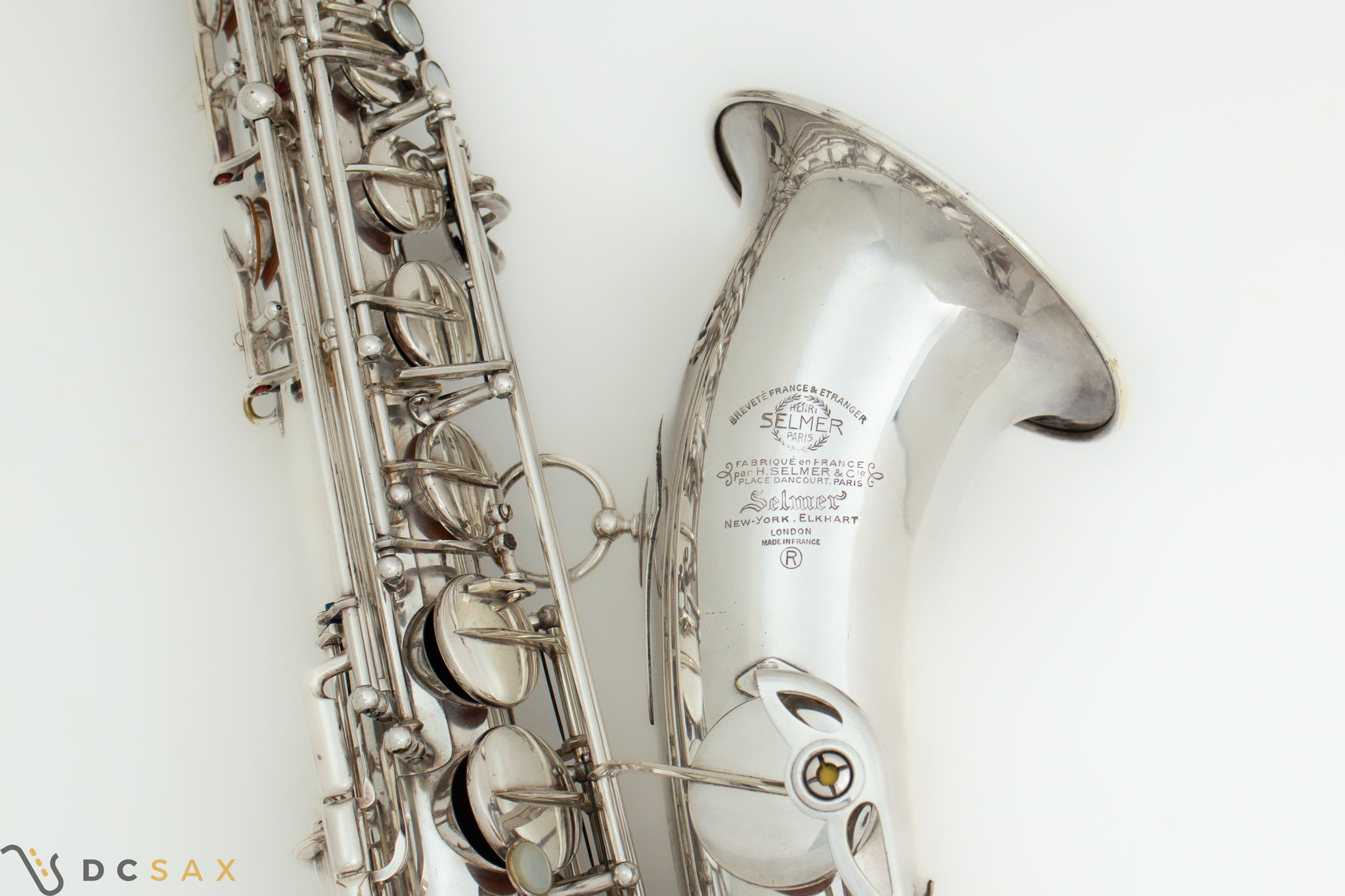 1956 68,xxx Selmer Mark VI Tenor Saxohpone, Silver Plated, High F#, Video