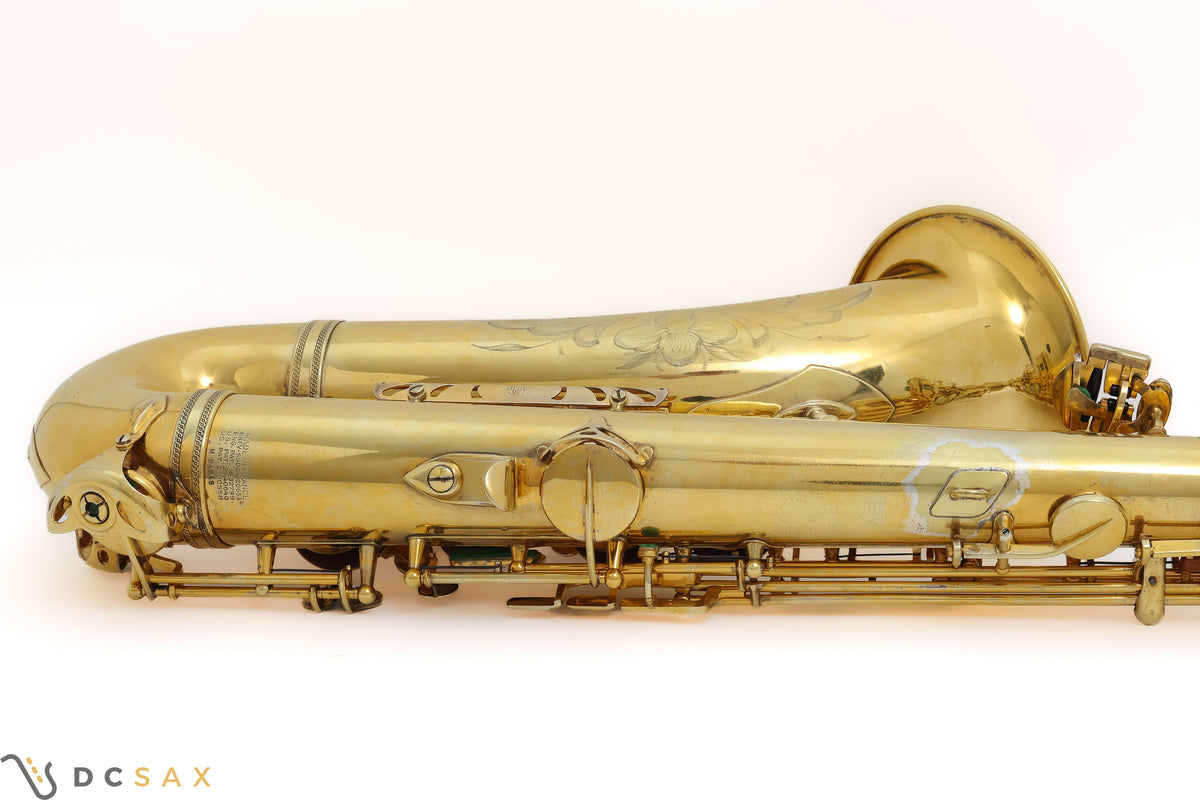 金メッキ Selmer Mark VI テナーサックス(シリアルNo. 94,xxx)、High F#キー付き、動画あり、必見!