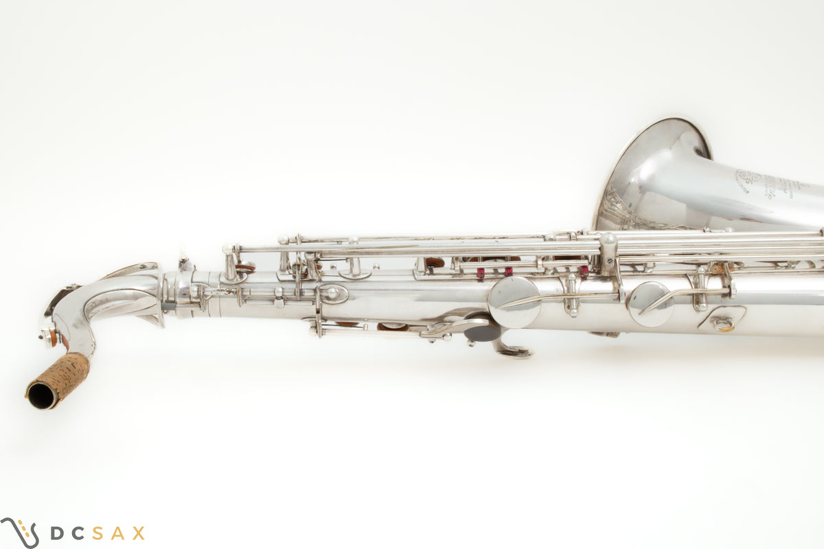 1956年製 セルマー Mark VI テナーサックス、銀メッキ、High F#キー付き、動画あり
