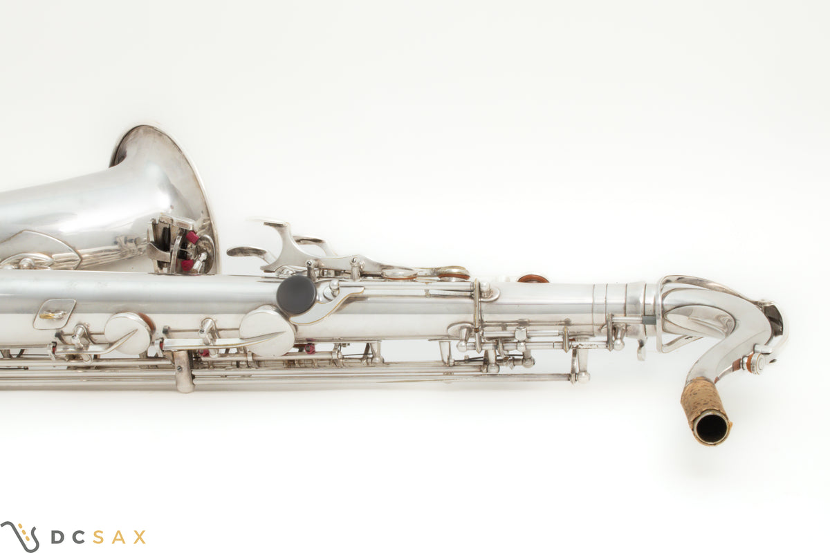 1956年製 セルマー Mark VI テナーサックス、銀メッキ、High F#キー付き、動画あり