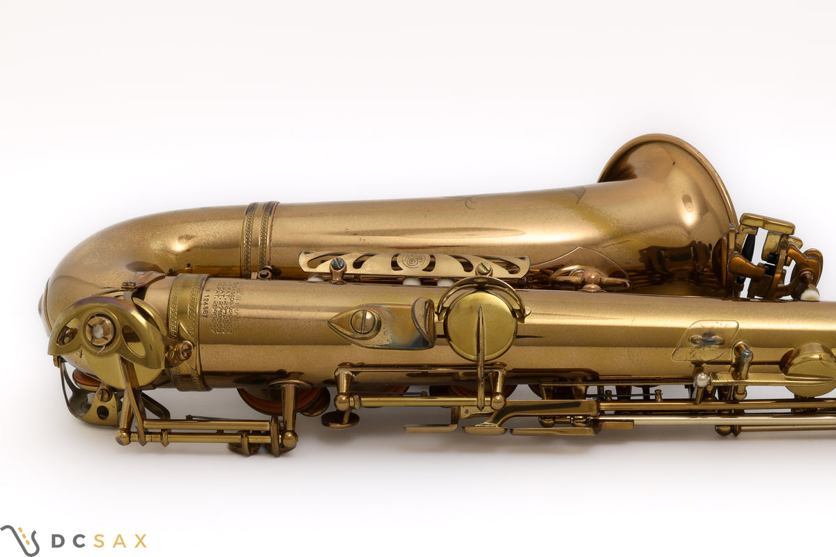 1965年製 Selmer Mark VI アルトサックス シリアル124,xxx、ニアミント、オリジナルラッカー、オーバーホール済み、動画あり