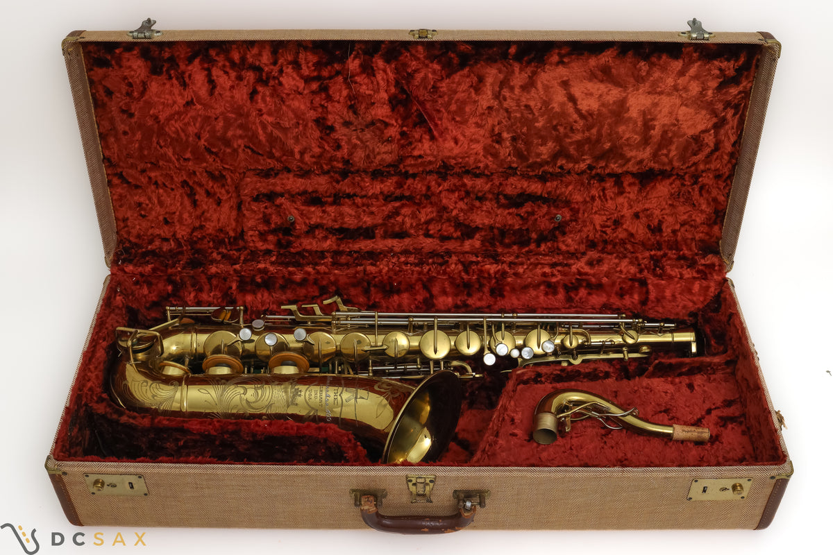 1949 Buescher Top Hat and Cane Tenor Saxophone, Original Lacquer, Video