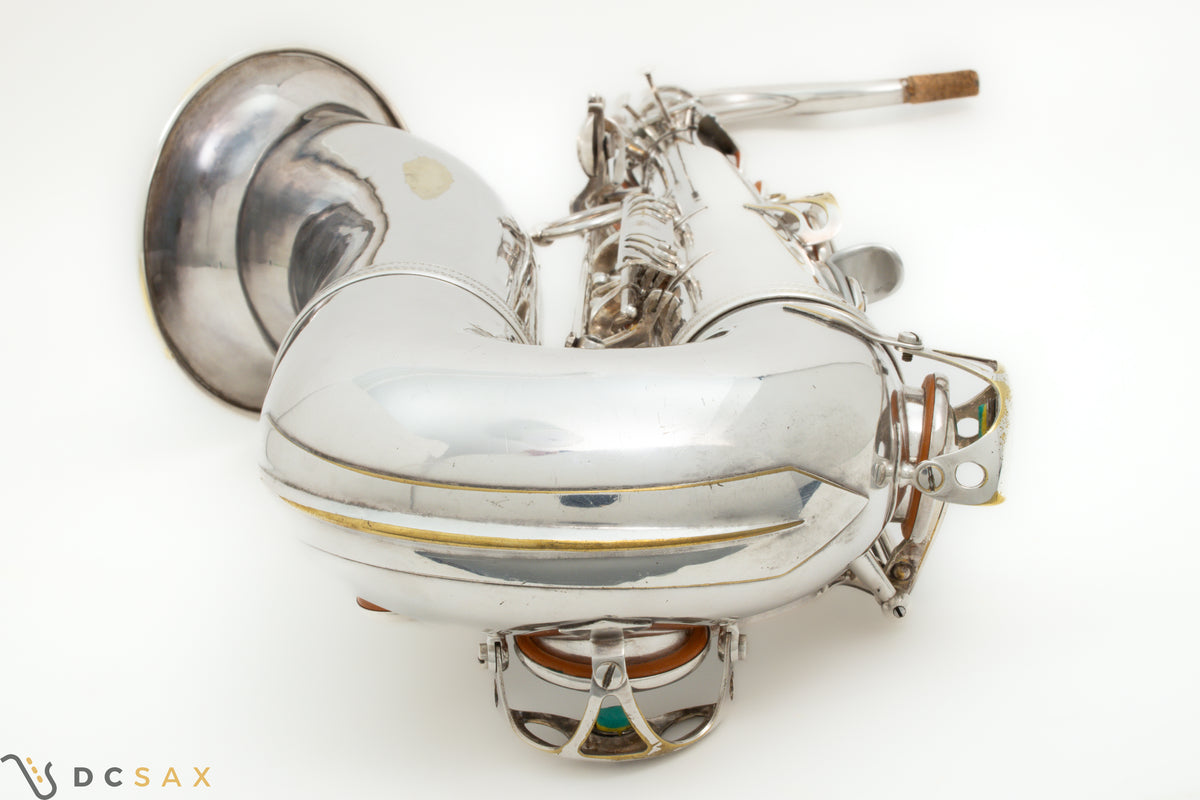 1956年製 セルマー Mark VI テナーサックス、銀メッキ、High F#キー付き、動画あり