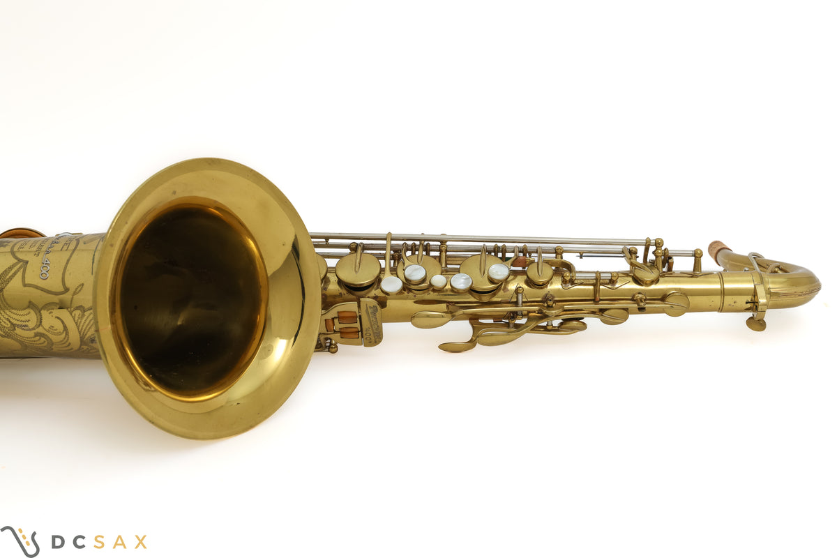 1949 Buescher Top Hat and Cane Tenor Saxophone, Original Lacquer, Video