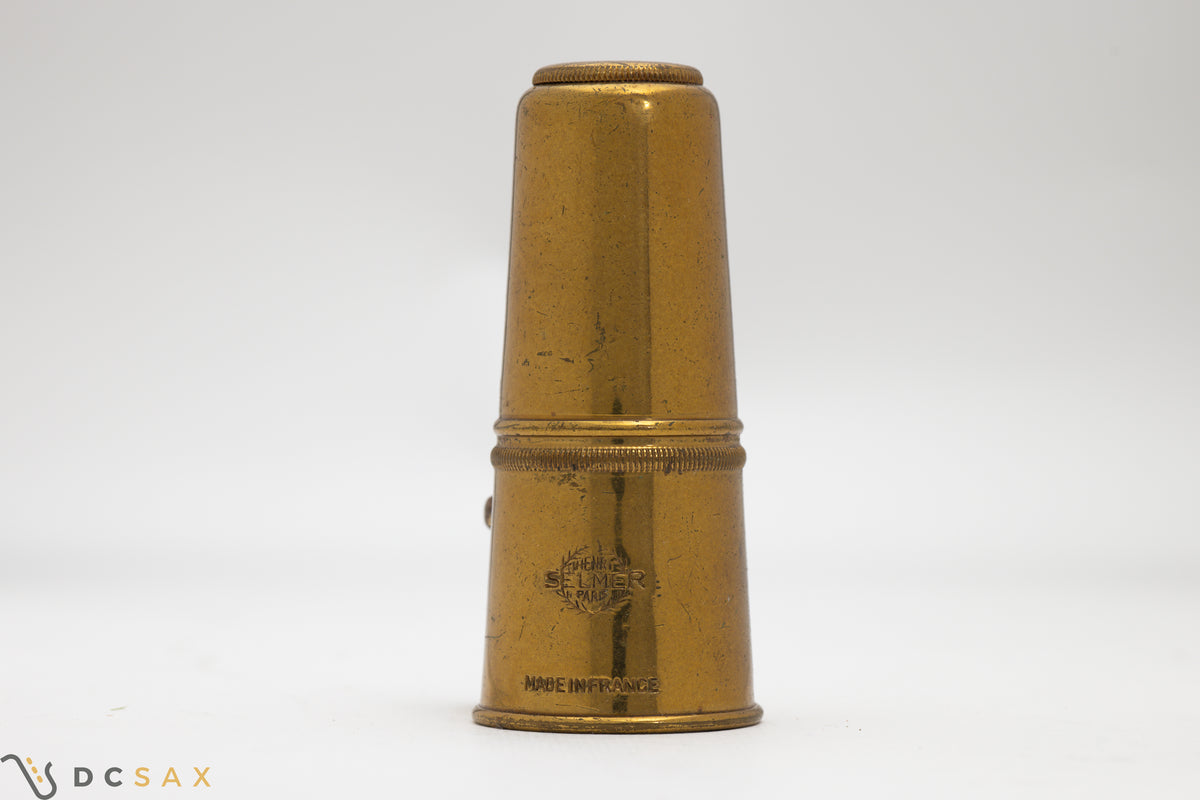 1950's Selmer Two Screw Tenor Saxophone Ligature and Cap Set From Mark VI