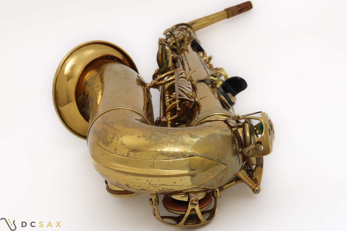 Selmer Mark VI alto saxophone bottom bow