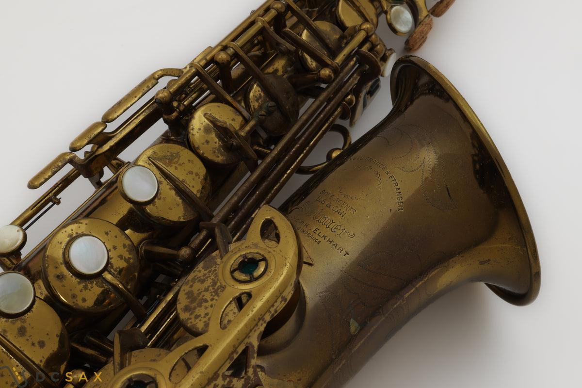 1947年製 セルマー スーパーバランスドアクション(SBA)アルトサックス #37,xxx、オーバーホール済み、動画あり
