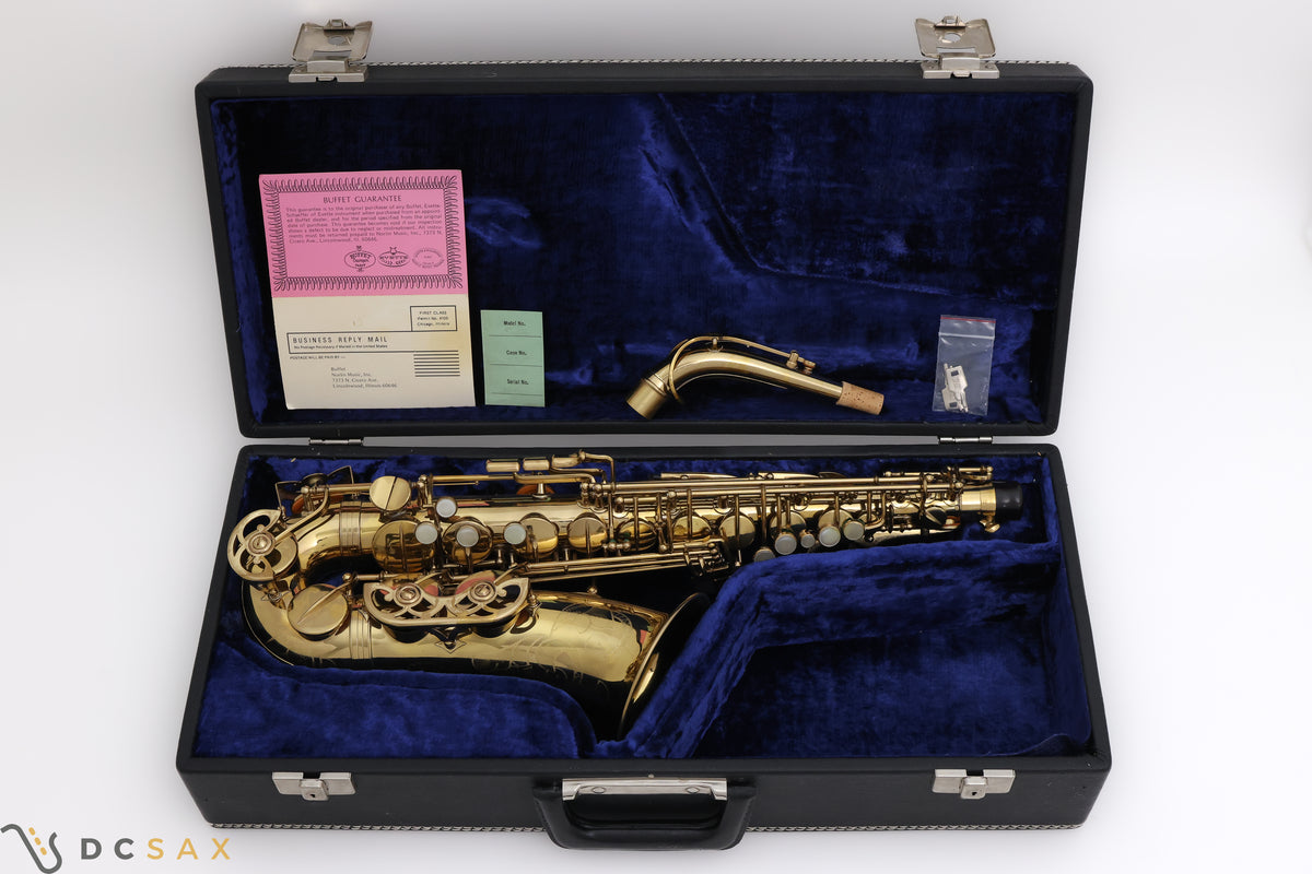 Buffet Crampon S1 Super Dynaction Transitional Alto Saxophone, Near Mint, Overhaul