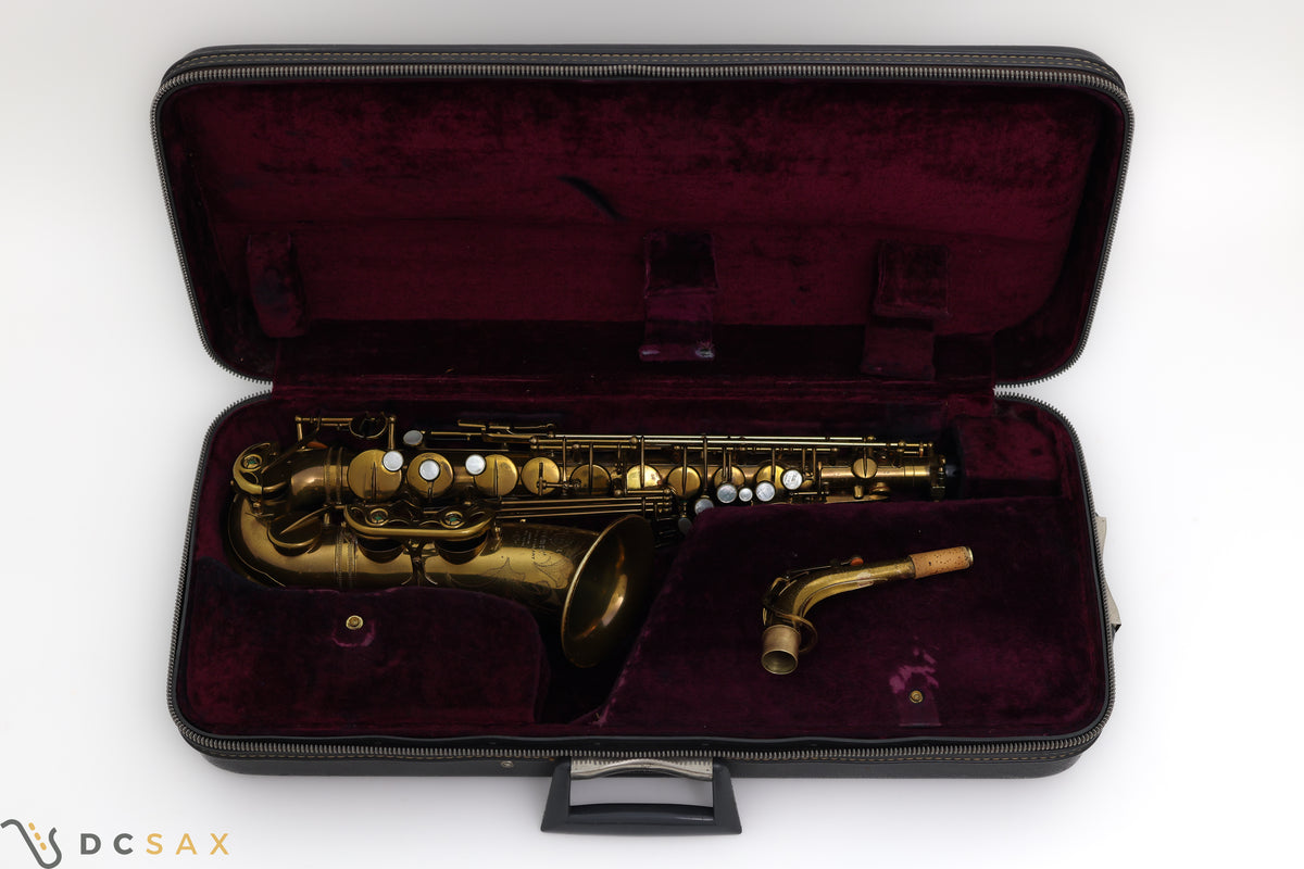1964 118,xxx Selmer Mark VI Alto Saxophone, Video, 99% Original Lacquer, Just Serviced