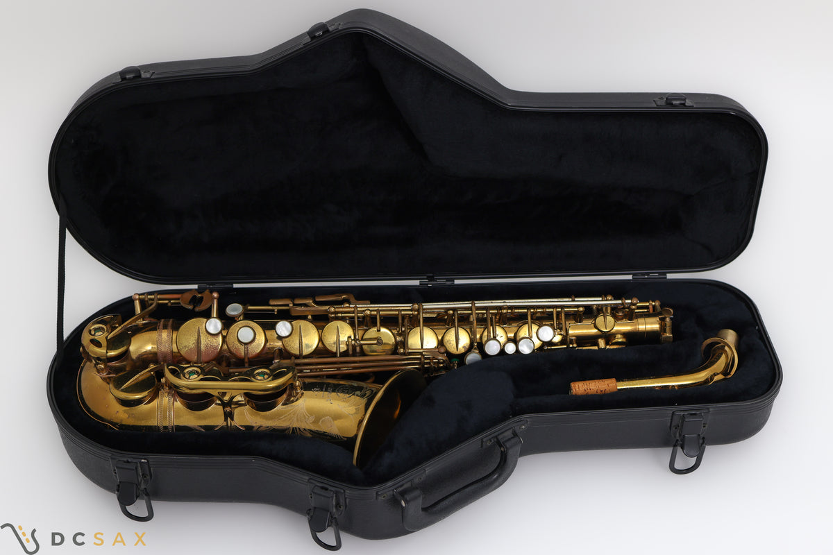 1966 136,xxx Selmer Mark VI Alto Saxophone, Medium Bow, Original Lacquer, Sanborn S/N