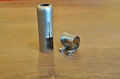 Vintage Berg Larsen Alto Saxophone Ligature and Cap Set for Metal Mouthpieces