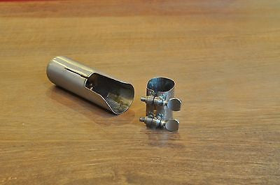 Vintage Berg Larsen Alto Saxophone Ligature and Cap Set for Metal Mouthpieces