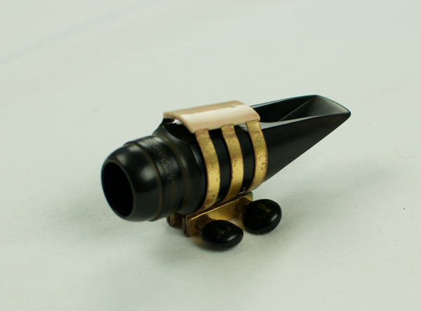 Gotttsu Signature Ligature Alto 中古品 Solid Silver Ligature-English