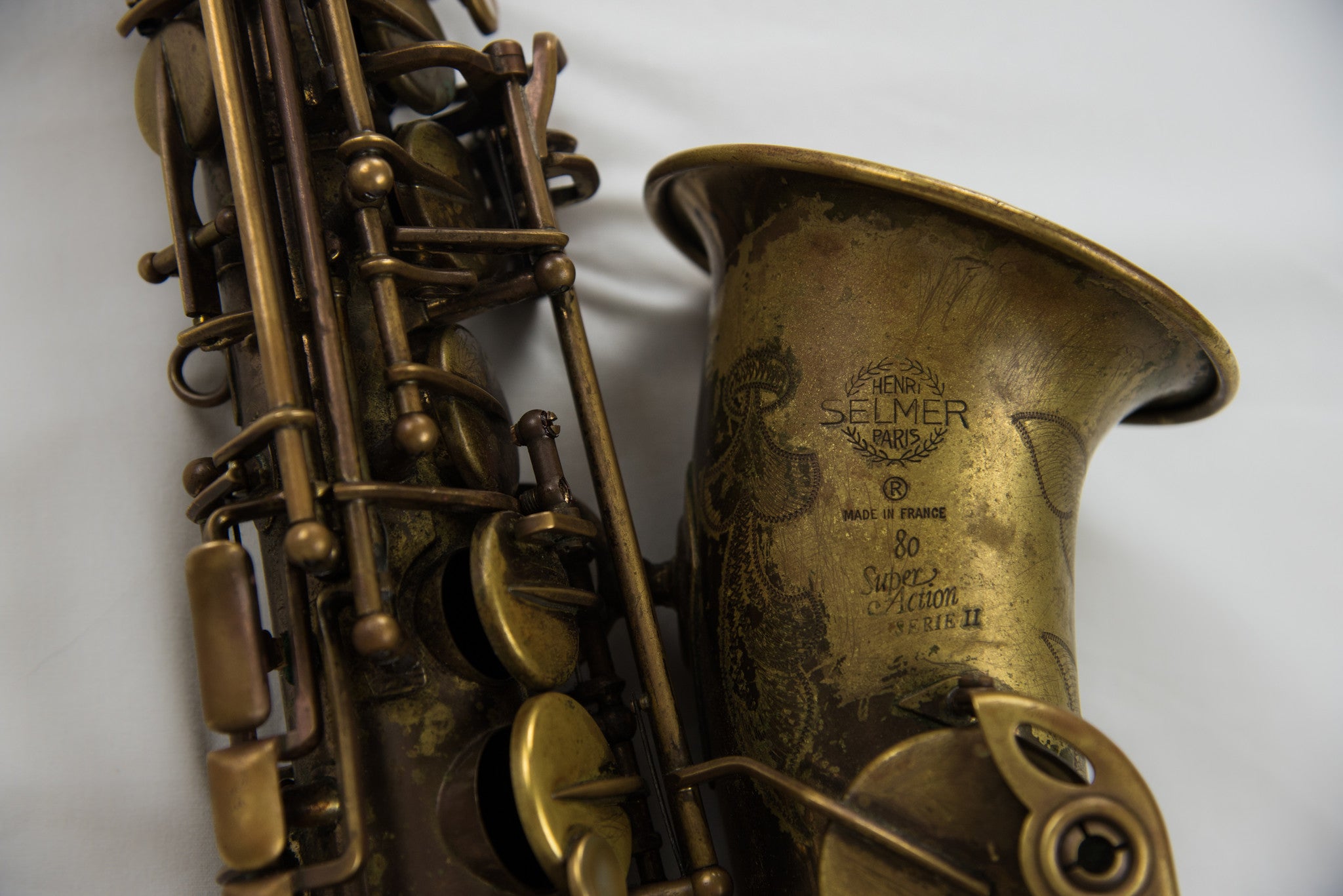 Selmer Super Action Series II Alto Saxophone UNLACQUERED