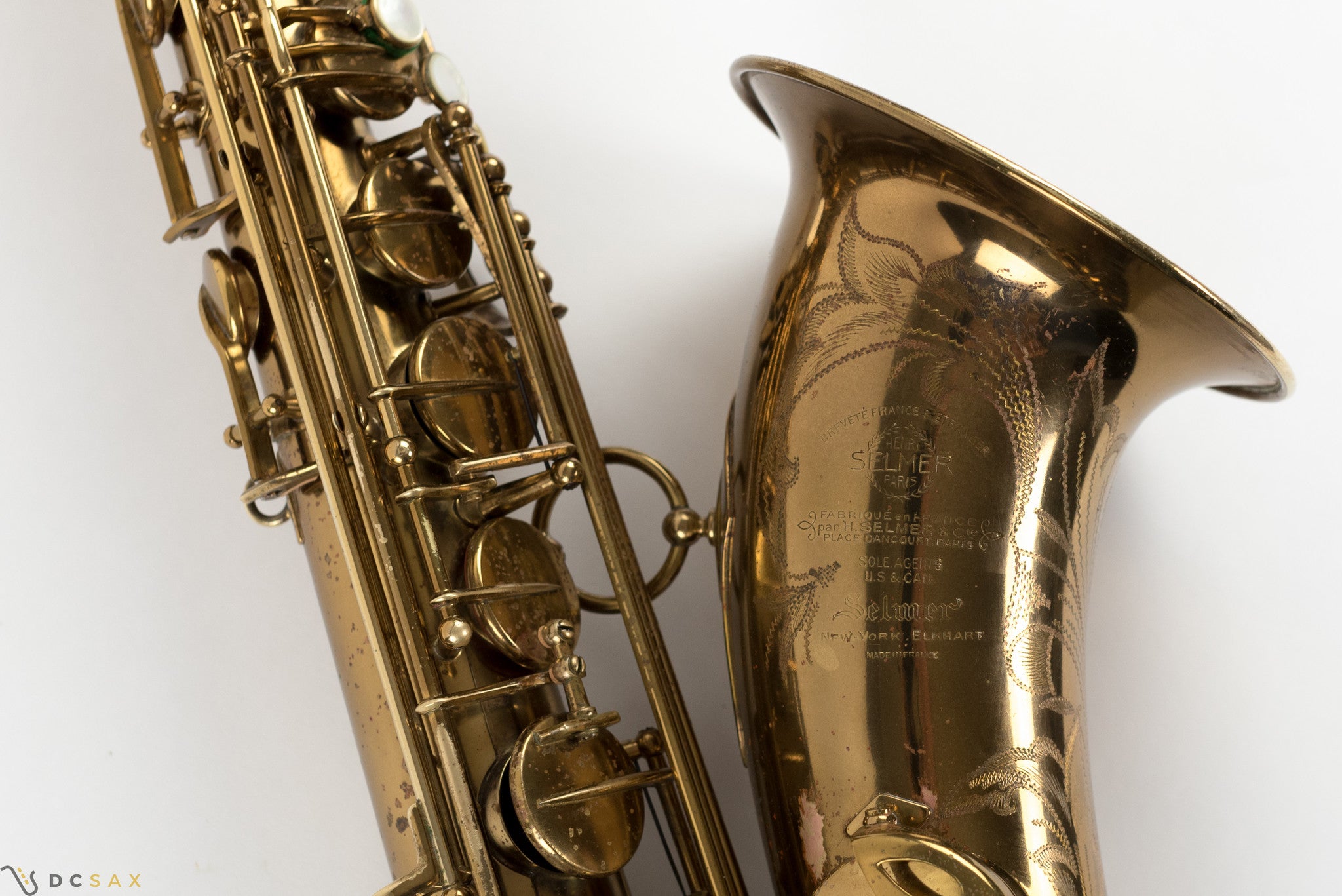 1952 49,xxx Selmer Super Balanced Action SBA Tenor Saxophone, 98% Original Lacquer