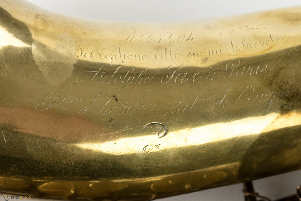 1865年製 アドルフ・サックス社製 アルトサックス