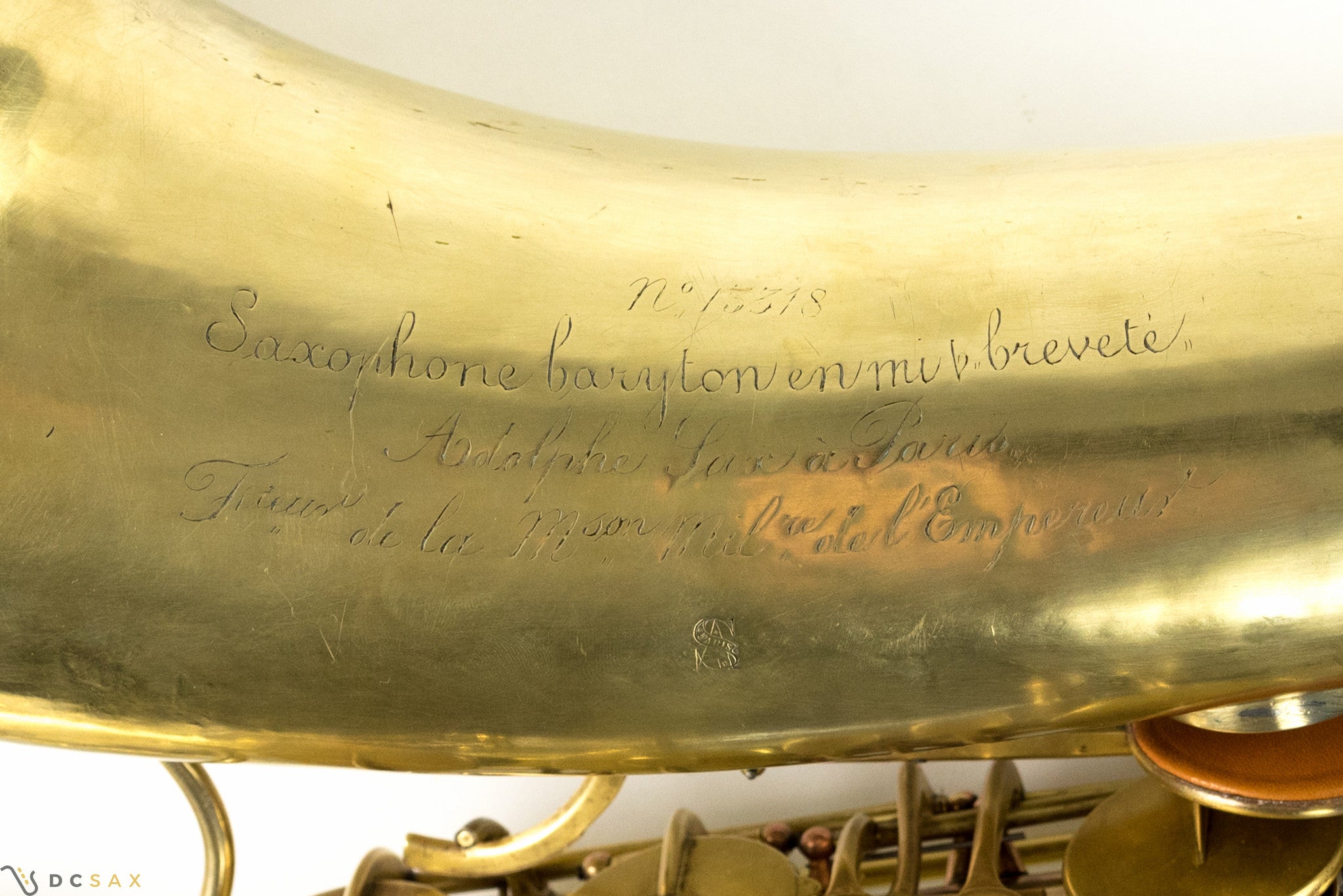 1855 Adolphe Sax Baritone Saxophone