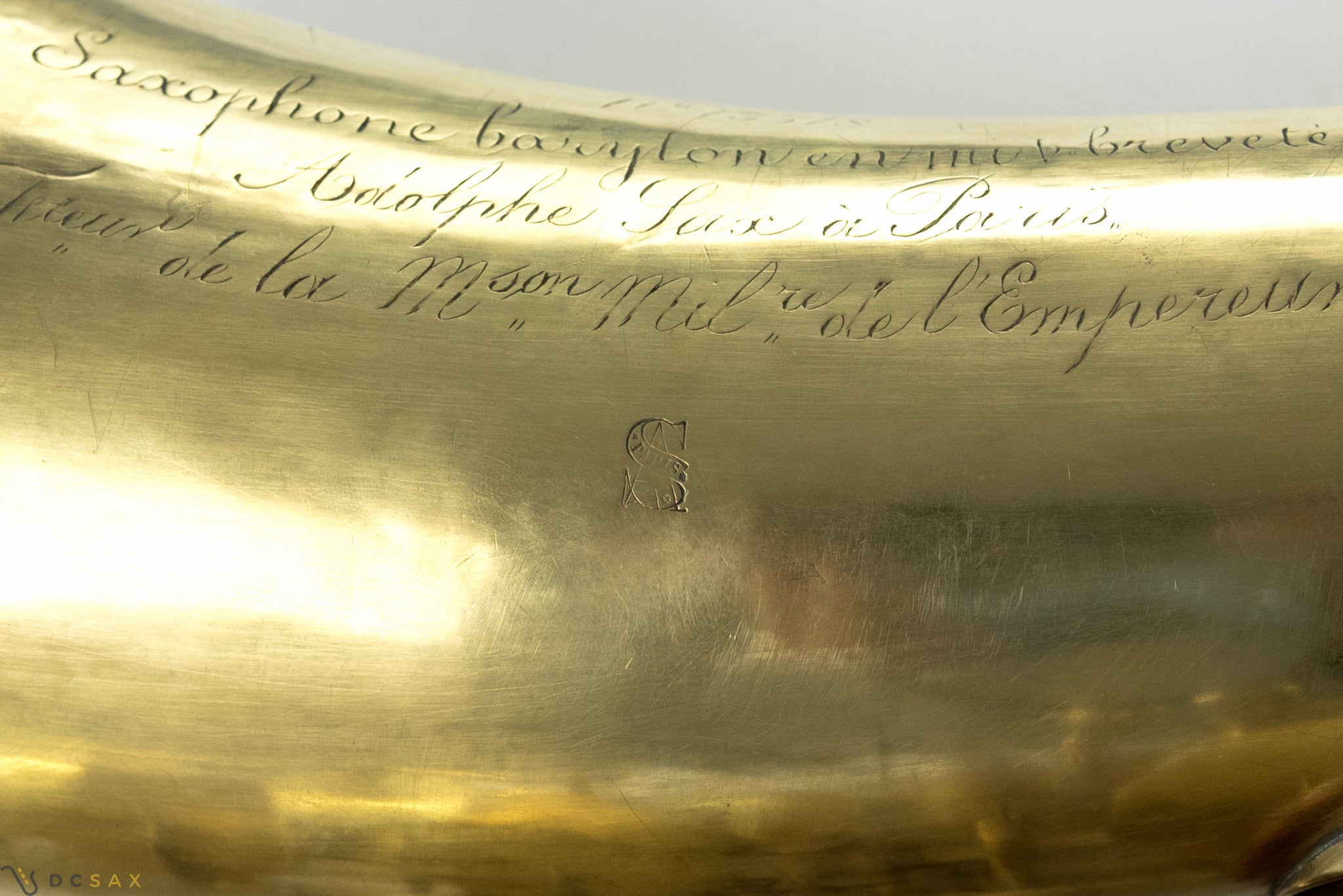 1855 Adolphe Sax Baritone Saxophone