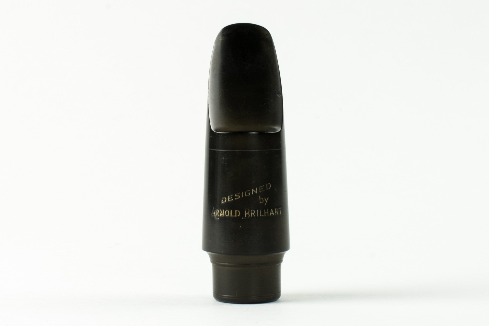 Brilhart Hard Rubber Tenor Saxophone Mouthpiece, Great Neck, "Designed By" Model