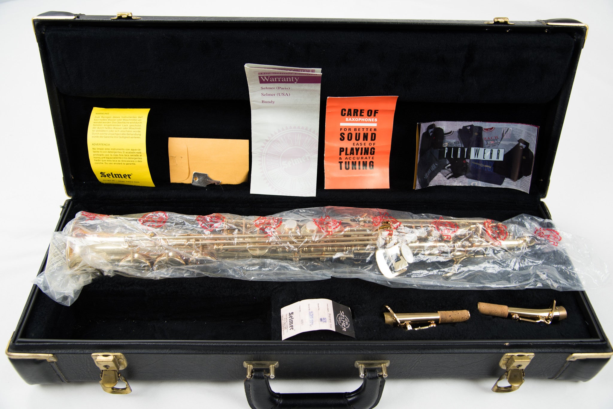 Selmer Super Action Series III Soprano Saxophone NEAR MINT