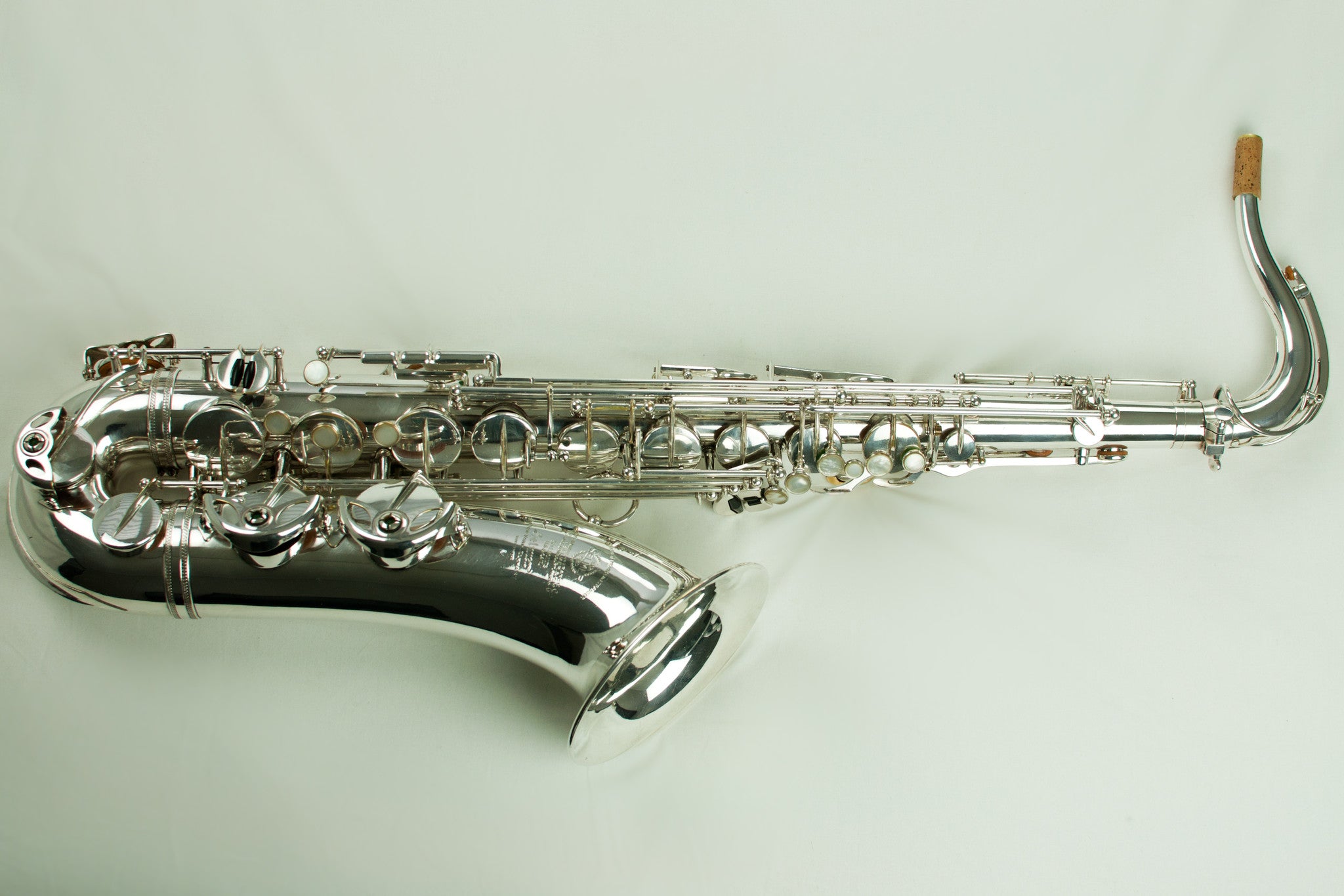 1950 Selmer Super Balanced Action Tenor Saxophone Silver Near Mint SBA 43,xxx