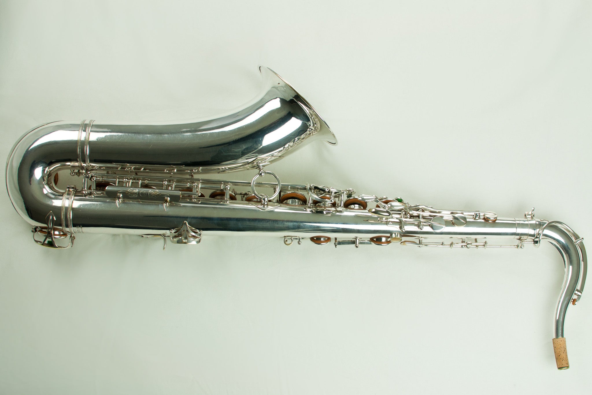 1950 Selmer Super Balanced Action Tenor Saxophone Silver Near Mint SBA 43,xxx