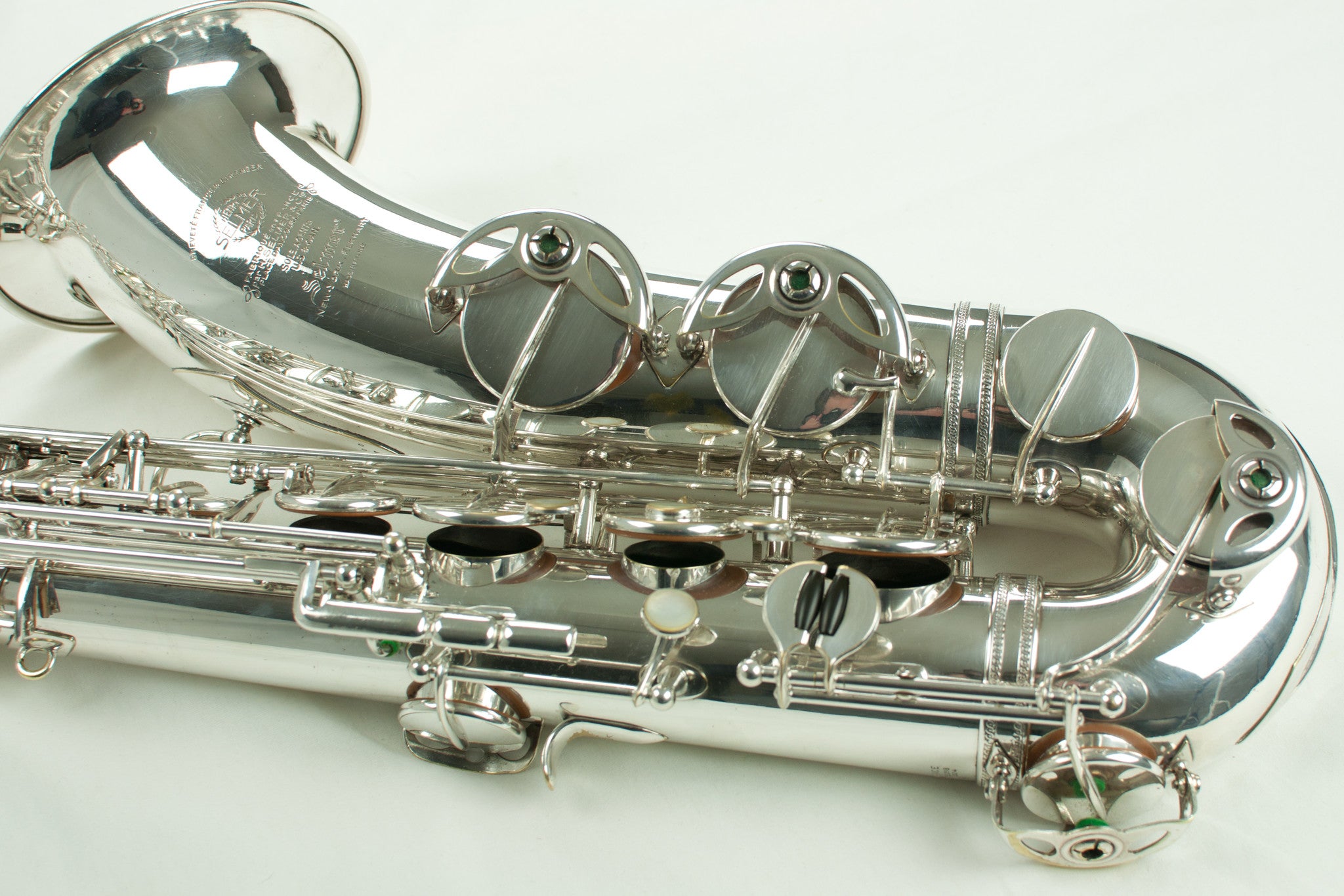 1950 Selmer Super Balanced Action Tenor Saxophone Silver Near Mint SBA 43,xxx